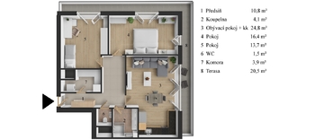 Prodej bytu 3+kk v osobním vlastnictví 81 m², Praha 9 - Letňany