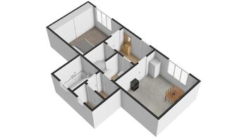 Orientační plánek přízemí - Prodej chaty / chalupy 90 m², Manětín