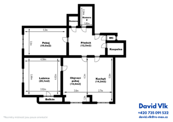 Pronájem bytu 3+kk v osobním vlastnictví 96 m², Praha 10 - Vršovice