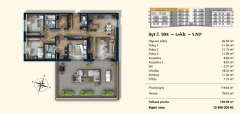 Prodej bytu 4+kk v osobním vlastnictví 190 m², Plzeň