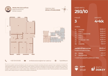 Prodej bytu 4+kk v osobním vlastnictví 150 m², Doksy