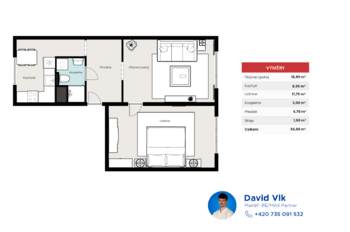 Prodej bytu 2+1 v osobním vlastnictví 57 m², Rotava
