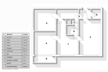 Prodej bytu 3+1 v osobním vlastnictví 72 m², Praha 10 - Malešice
