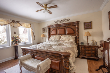 Ložnice přízemí domu - Prodej domu 597 m², Tochovice