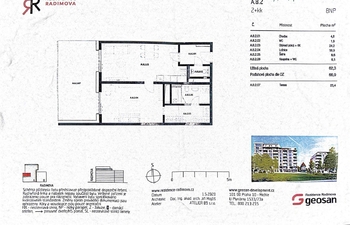 Prodej bytu 2+kk v osobním vlastnictví 67 m², Praha 6 - Břevnov