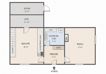 Prodej chaty / chalupy 120 m², Měňany