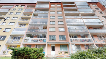 pohled na dům ze zeleně - Prodej bytu 4+kk v družstevním vlastnictví 72 m², Praha 4 - Michle