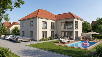 VIZUALIZACE - Prodej domu 235 m², Praha 9 - Běchovice