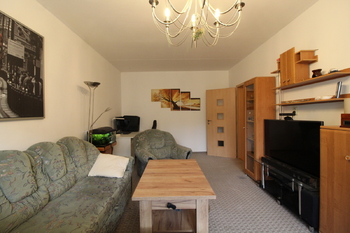 obývací pokoj - Prodej bytu 3+1 v družstevním vlastnictví 89 m², České Budějovice