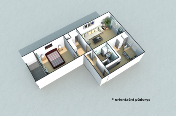 Pronájem bytu 2+1 v osobním vlastnictví 57 m², Olomouc
