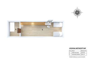3D model - Prodej domu 180 m², Vejprty