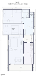 Prodej bytu 3+1 v osobním vlastnictví 89 m², Mladá Boleslav