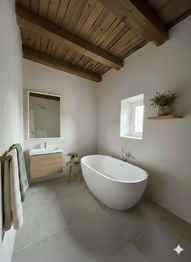 Vizualizace koupelny - Prodej domu 153 m², Vrbátky