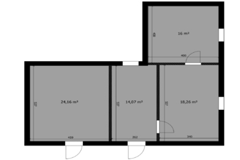Plánek vejminek - Prodej domu 113 m², Břežany I