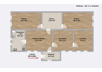 Prodej domu 124 m², Hluboké