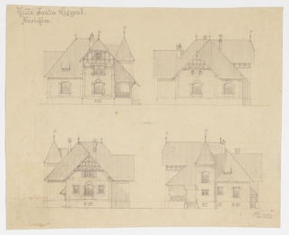 Historické foto Vily - Prodej bytu 2+kk v osobním vlastnictví 34 m², Lednice