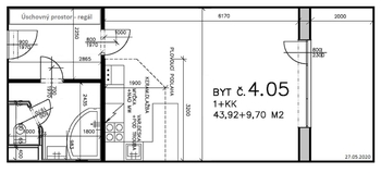 Pronájem bytu 1+kk v osobním vlastnictví 45 m², Olomouc