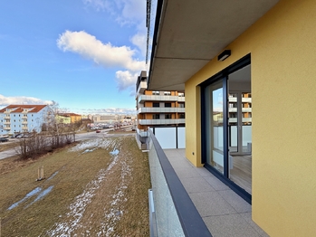 terasa - Pronájem bytu 3+kk v osobním vlastnictví 81 m², České Budějovice