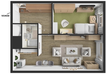 Prodej bytu 2+kk v osobním vlastnictví 45 m², Praha 8 - Kobylisy