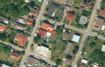 umístění v obci - Pronájem bytu 1+1 v osobním vlastnictví 42 m², Praha 9 - Újezd nad Lesy