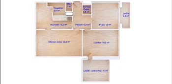 Prodej bytu 3+1 v osobním vlastnictví 73 m², Praha 9 - Letňany