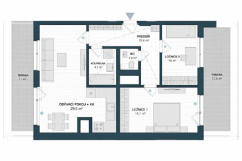 Prodej bytu 3+kk v osobním vlastnictví 101 m², Praha 9 - Hloubětín