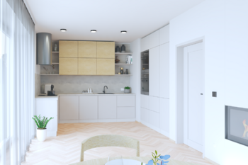 kuchyň - Prodej bytu 5+kk v osobním vlastnictví 160 m², Praha 9 - Koloděje