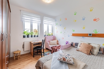 Ložnice. - Pronájem bytu 2+kk v osobním vlastnictví 43 m², Pelhřimov