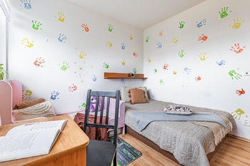 Ložnice. - Pronájem bytu 2+kk v osobním vlastnictví 43 m², Pelhřimov