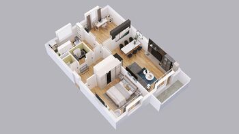 Prodej bytu 3+1 v družstevním vlastnictví 67 m², Praha 10 - Strašnice