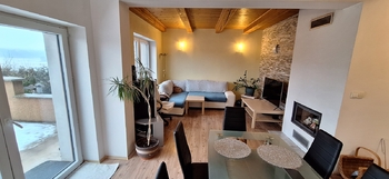 Obývací pokoj - Prodej domu 137 m², Jedovnice