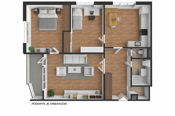 Prodej bytu 3+1 v osobním vlastnictví 80 m², Liberec