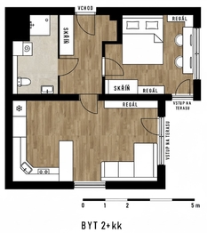 Prodej bytu 2+kk v osobním vlastnictví 55 m², Ostrava