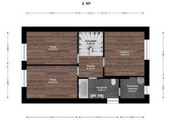 Patro - Pronájem domu 110 m², Plzeň
