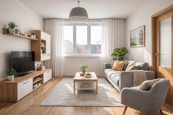 Vizualizace - Prodej bytu 1+1 v družstevním vlastnictví 36 m², Postoloprty