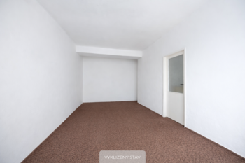 Vyklizený stav - Prodej bytu 3+1 v osobním vlastnictví 73 m², Praha 9 - Hloubětín