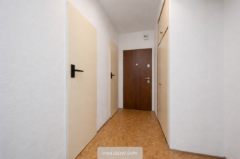 Vyklizený stav - Prodej bytu 3+1 v osobním vlastnictví 73 m², Praha 9 - Hloubětín