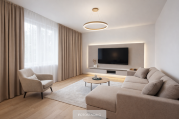 Fotostaging (vizualizace) - Prodej bytu 3+1 v osobním vlastnictví 73 m², Praha 9 - Hloubětín