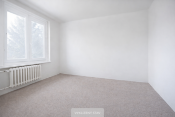 Vyklizený stav - Prodej bytu 3+1 v osobním vlastnictví 73 m², Praha 9 - Hloubětín