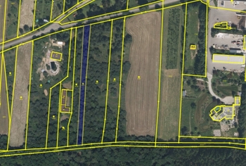 Prodej pozemku 1249 m², Olešná