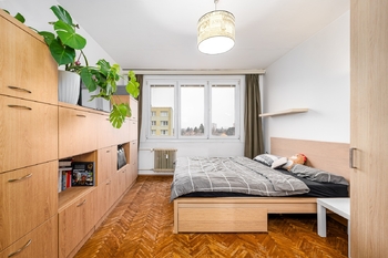 Ložnice - Prodej bytu 3+1 v osobním vlastnictví 65 m², České Budějovice