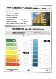 PENB - Prodej bytu 3+1 v družstevním vlastnictví 68 m², Chodov