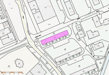 Snímek z katastrální mapy - Prodej bytu 3+1 v družstevním vlastnictví 68 m², Chodov