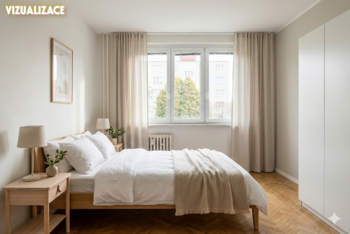 Vizualizace - Prodej bytu 3+1 v družstevním vlastnictví 68 m², Chodov