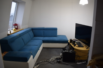 Obývací pokoj - Prodej bytu 2+1 v družstevním vlastnictví 55 m², Jeseník