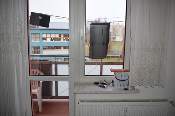 Vchod do lodžie - Prodej bytu 2+1 v družstevním vlastnictví 55 m², Jeseník