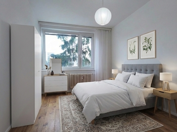 Vizualizace - Pokoj 1  - Prodej bytu 3+1 v osobním vlastnictví 67 m², Praha 4 - Chodov