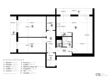 Pronájem bytu 3+kk v osobním vlastnictví 72 m², Kralupy nad Vltavou