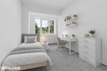 vizualizace pokoje - Prodej domu 478 m², Bystřice