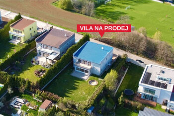 letecký pohled - Prodej domu 336 m², Praha 6 - Nebušice